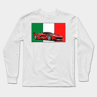 FXX Italian Print Long Sleeve T-Shirt